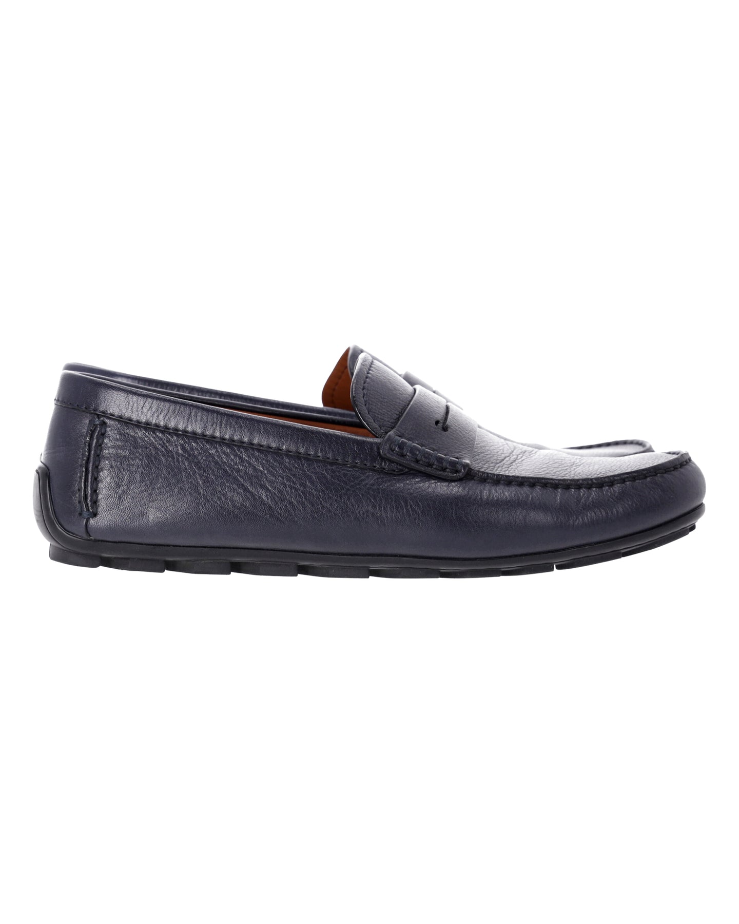 Ermenegildo Zegna Penny Drivers In Black Leather 7748867915836