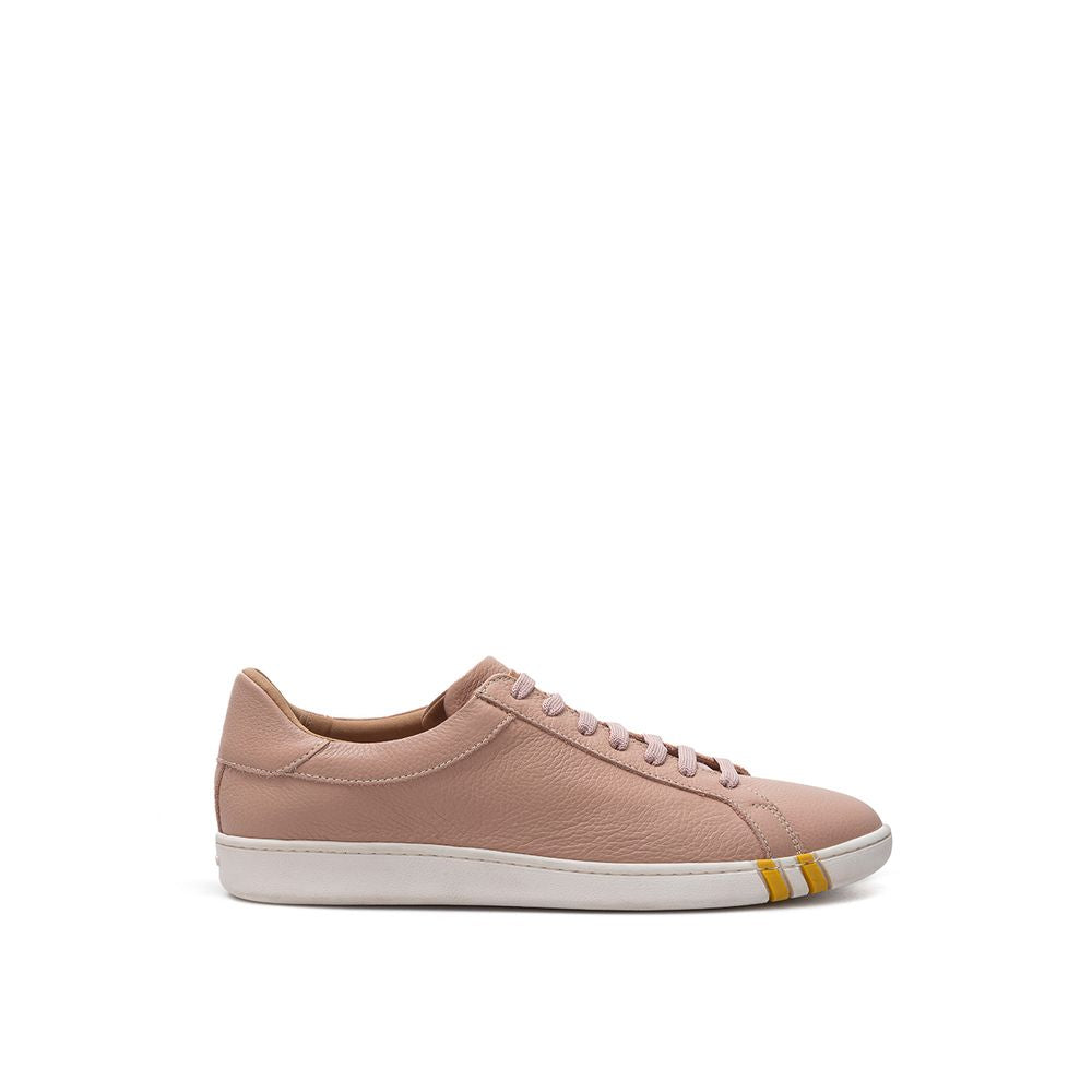 Bally Elegant Cotton Leather Women's Sneakers 7766535897148