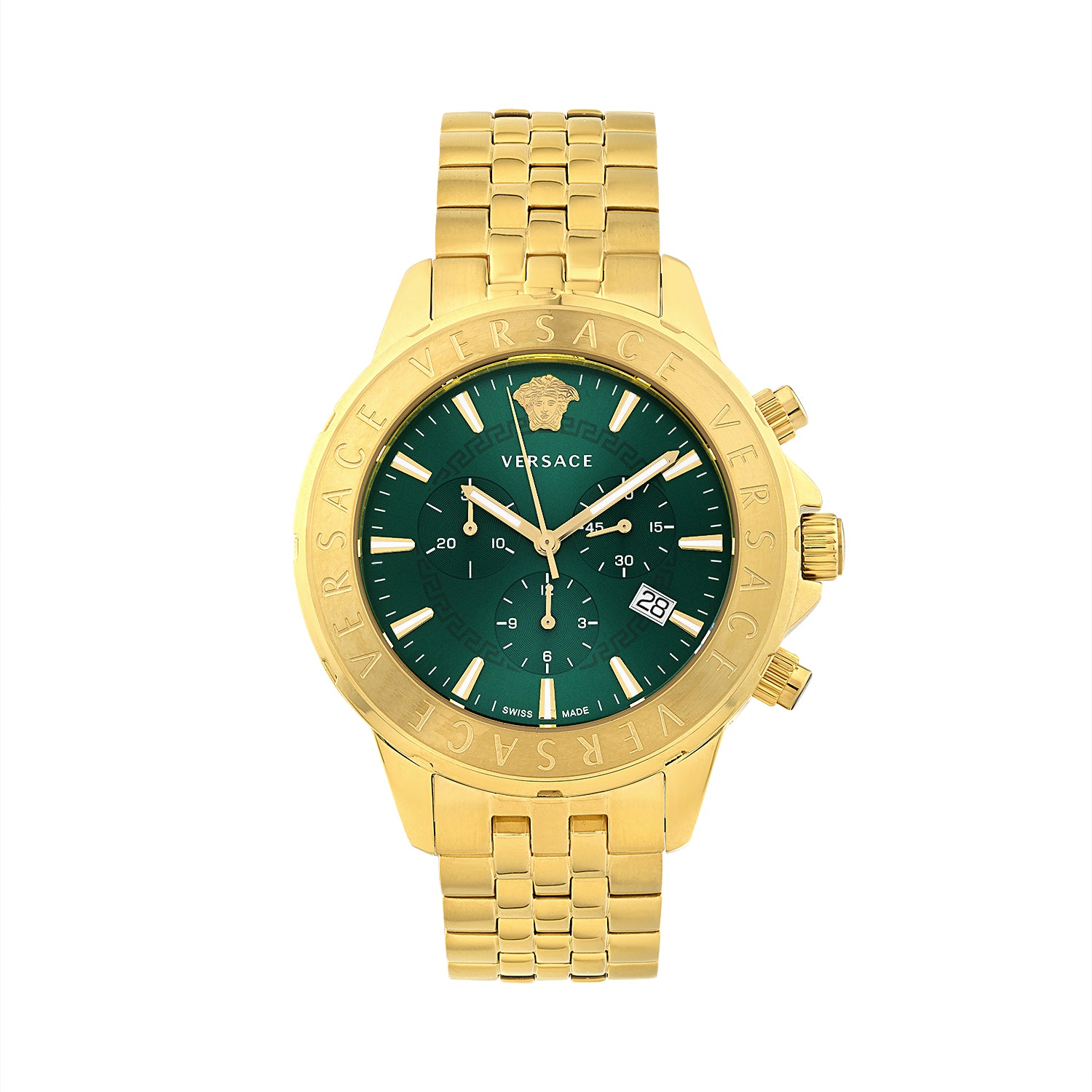 Versace Men's Signature 44mm Quartz Watch