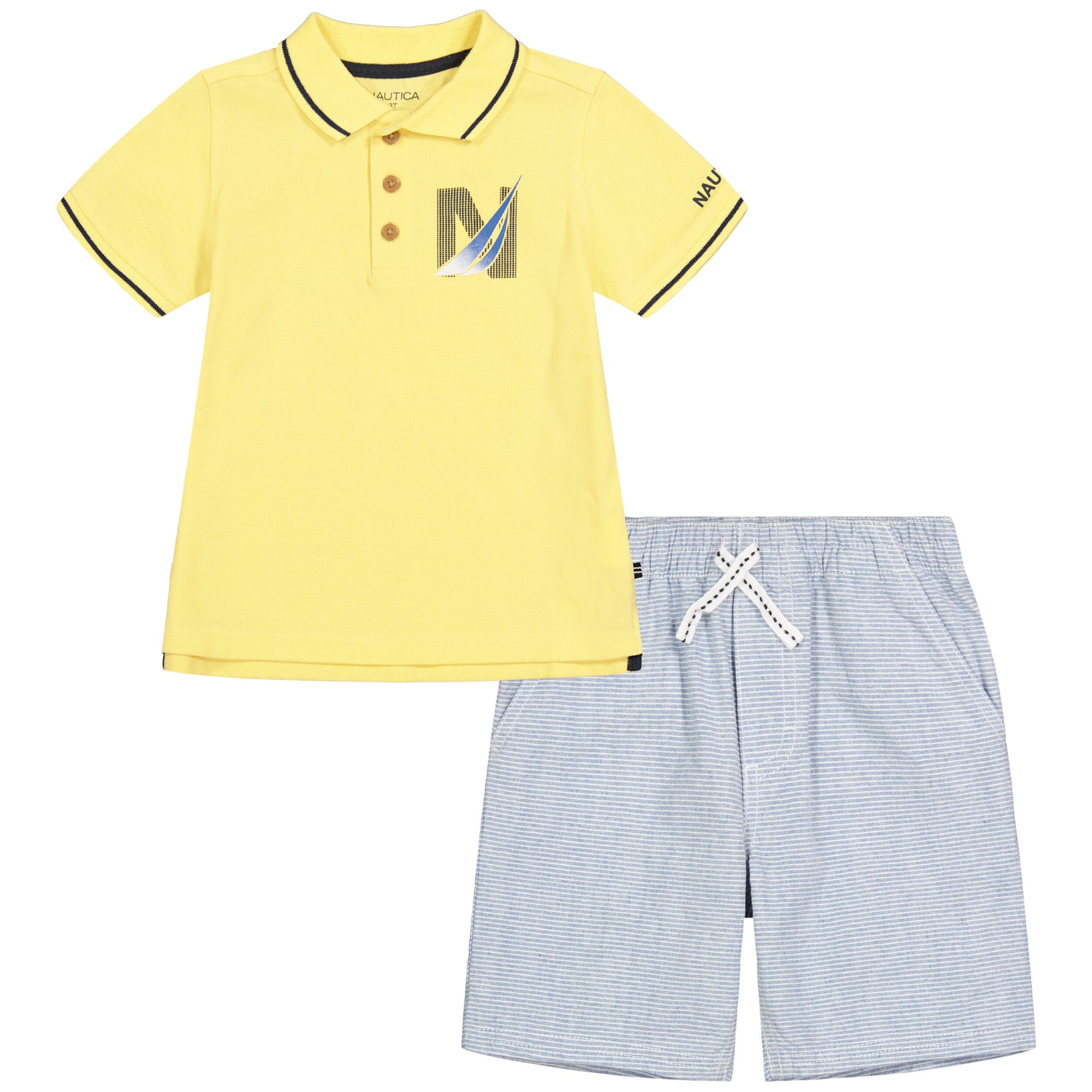 Nautica Toddler Boys' Polo Short 2Pc Set 7163743764540