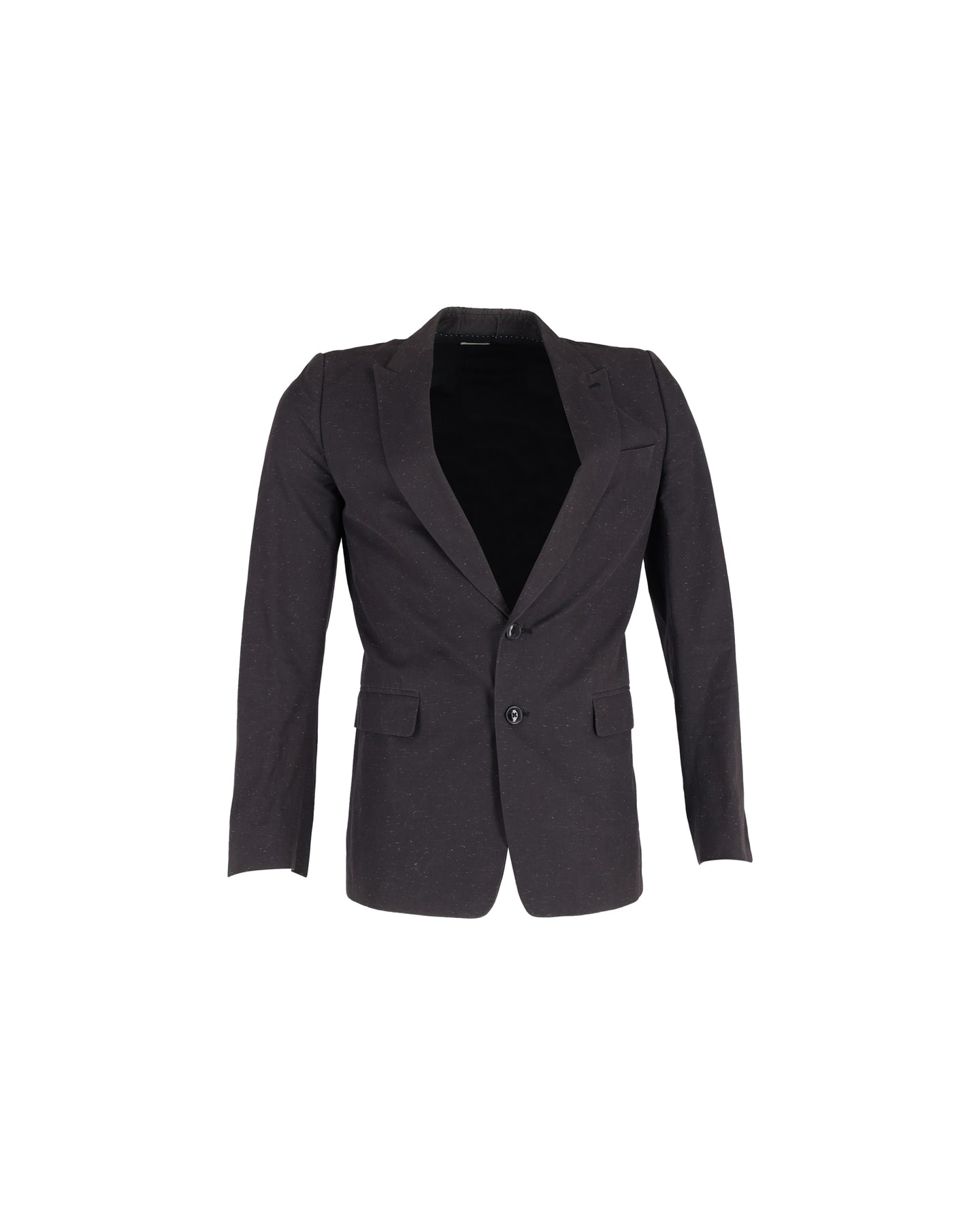 Dries Van Noten Single-Breasted Blazer in Black Wool 7748757291068
