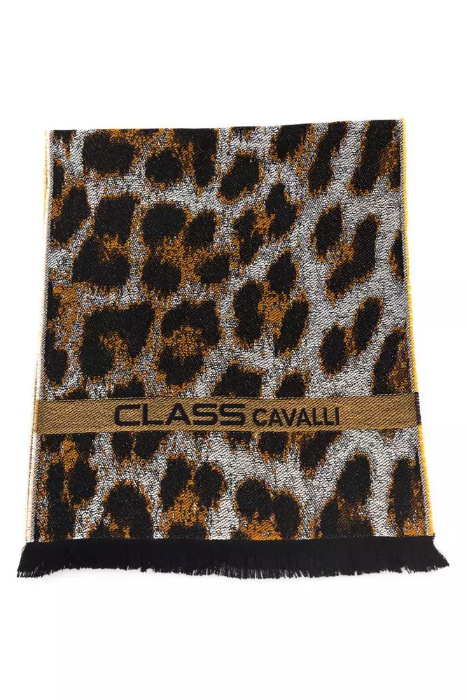 Cavalli Class Elegant Animalier Fantasy Men's Scarf