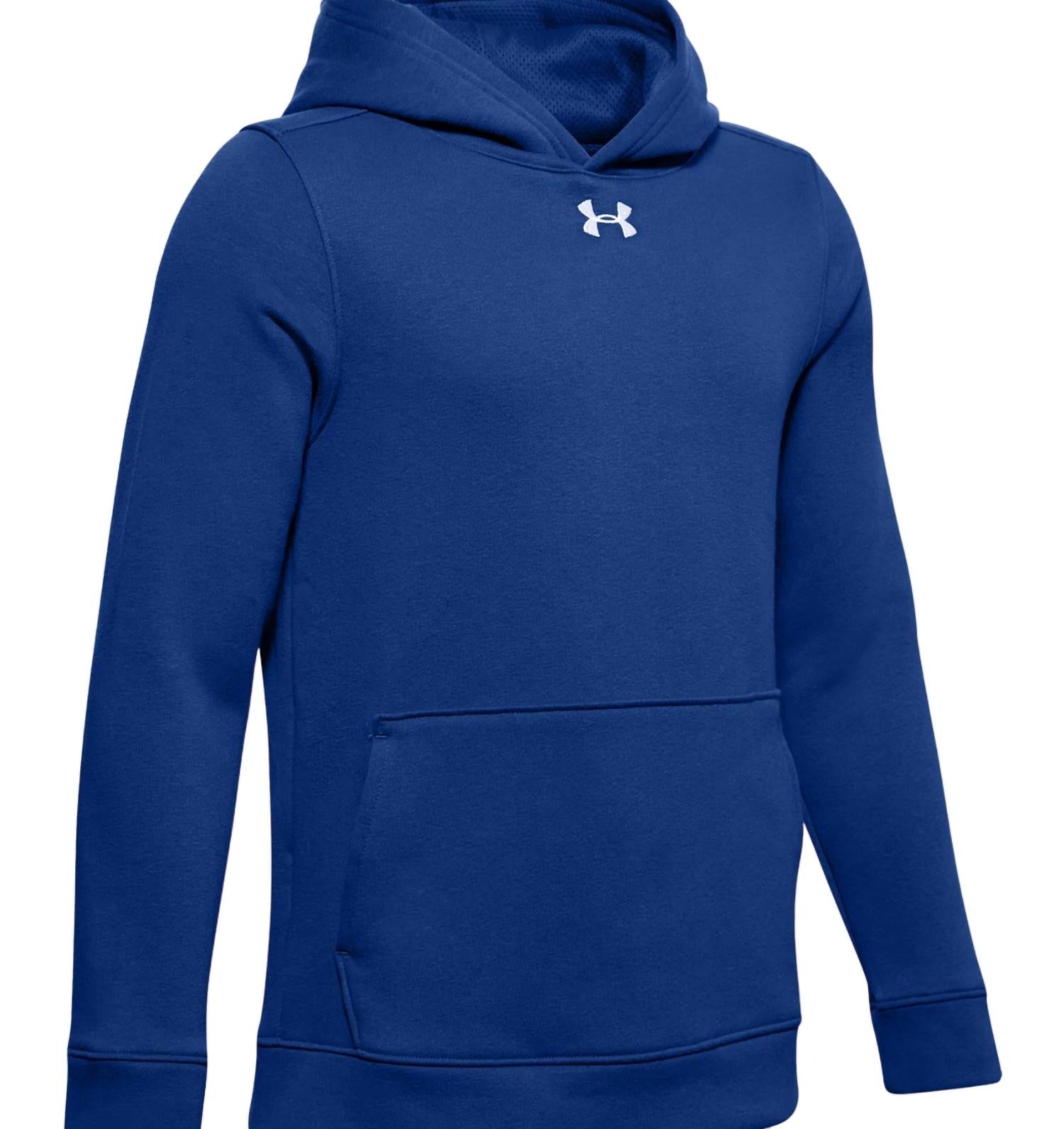 Youth Hustle Fleece Hoody In Royal/white 7733863678012