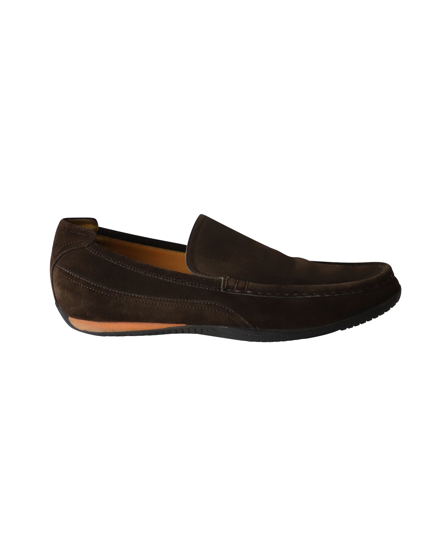 Hermes Classic Loafers in Brown Suede