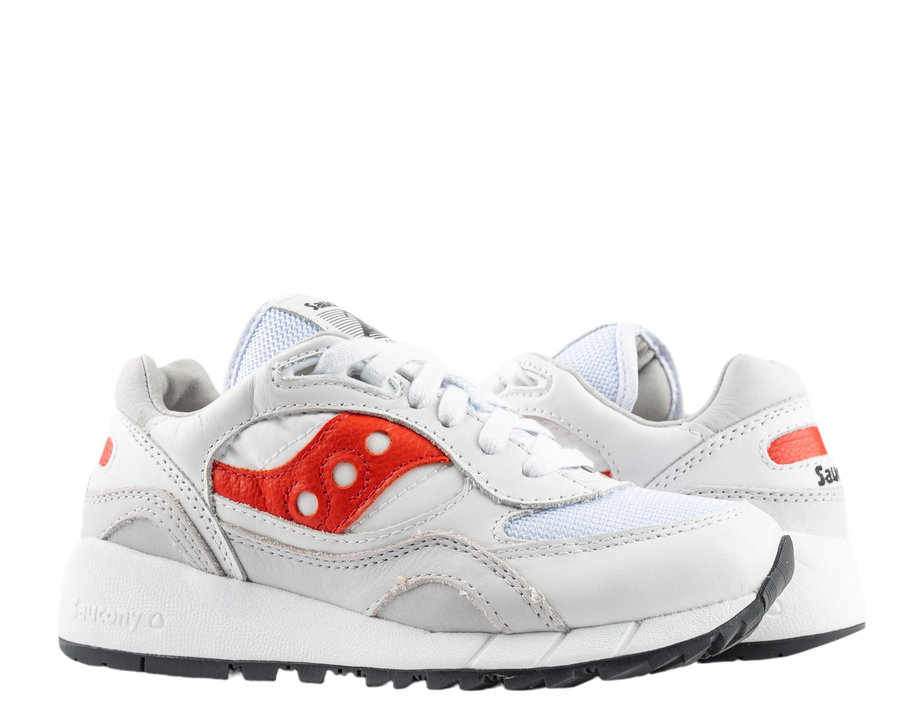 Saucony Originals Shadow 6000 Premium White/Red Men's Shoes S70668-2 7832176230460
