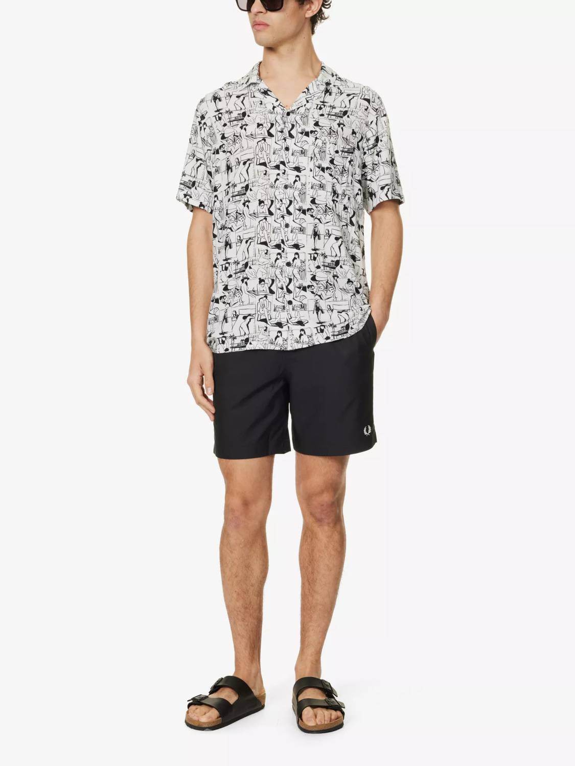 Button Down Shirt In White Vacances