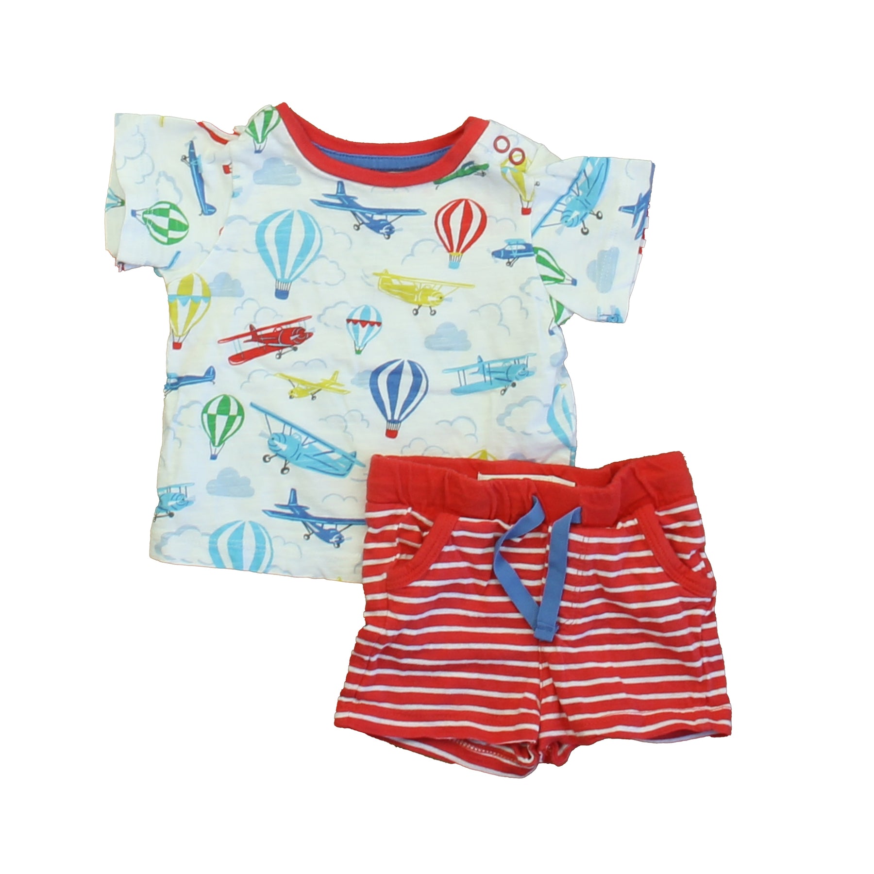 Boden Boys White | Blue | Red Apparel Sets 7805910024252