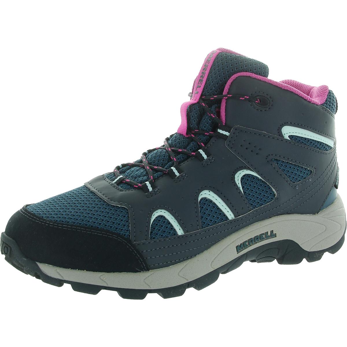 Lace-Up Mesh High-Top Sneakers