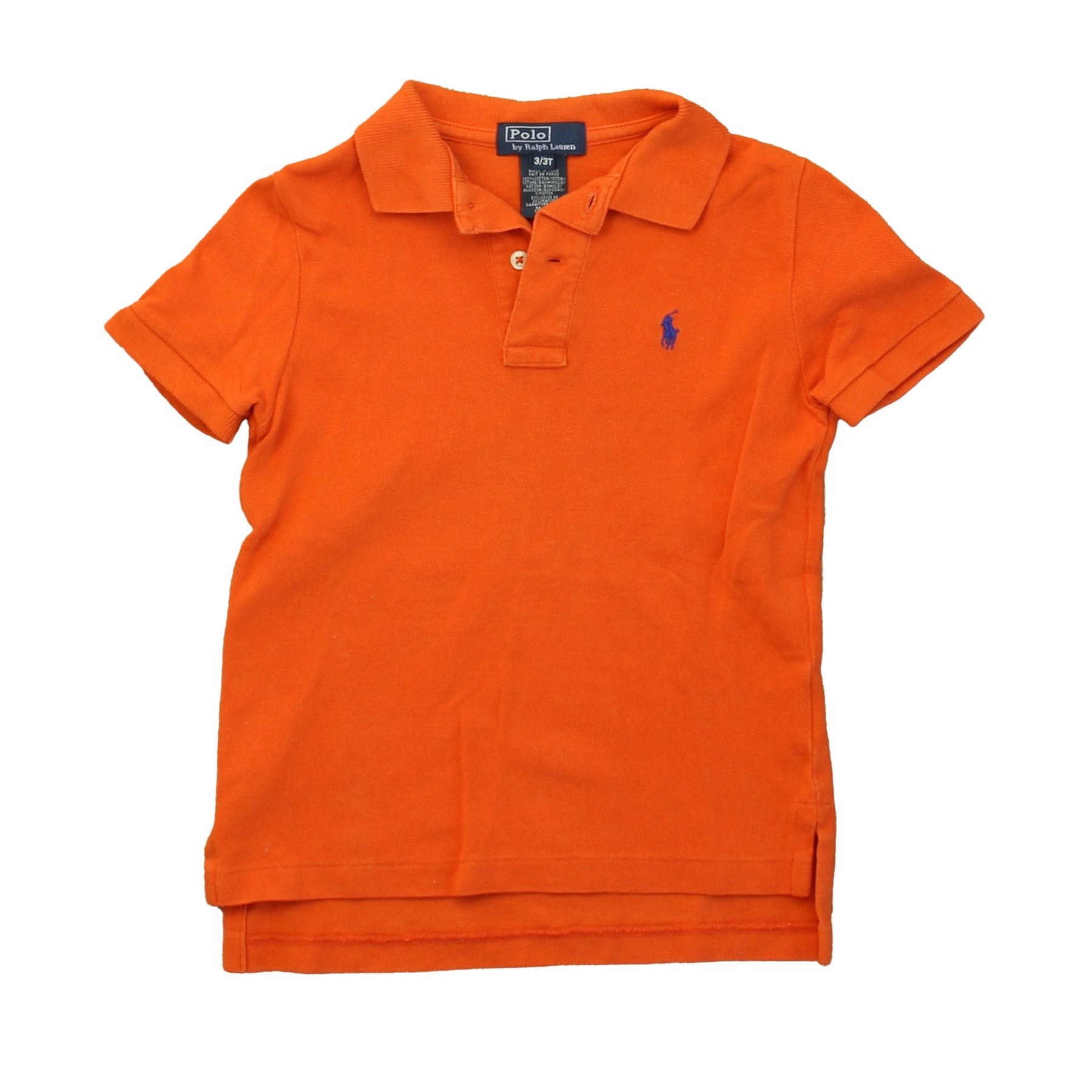 Ralph Lauren Boys Orange Polo Shirt 7805824565308