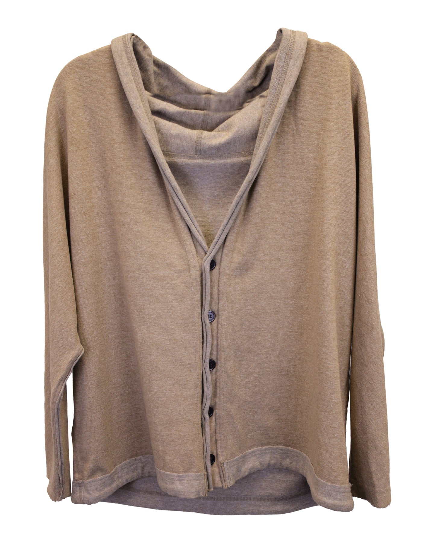Yohji Yamamoto Cardigan in Beige Cotton