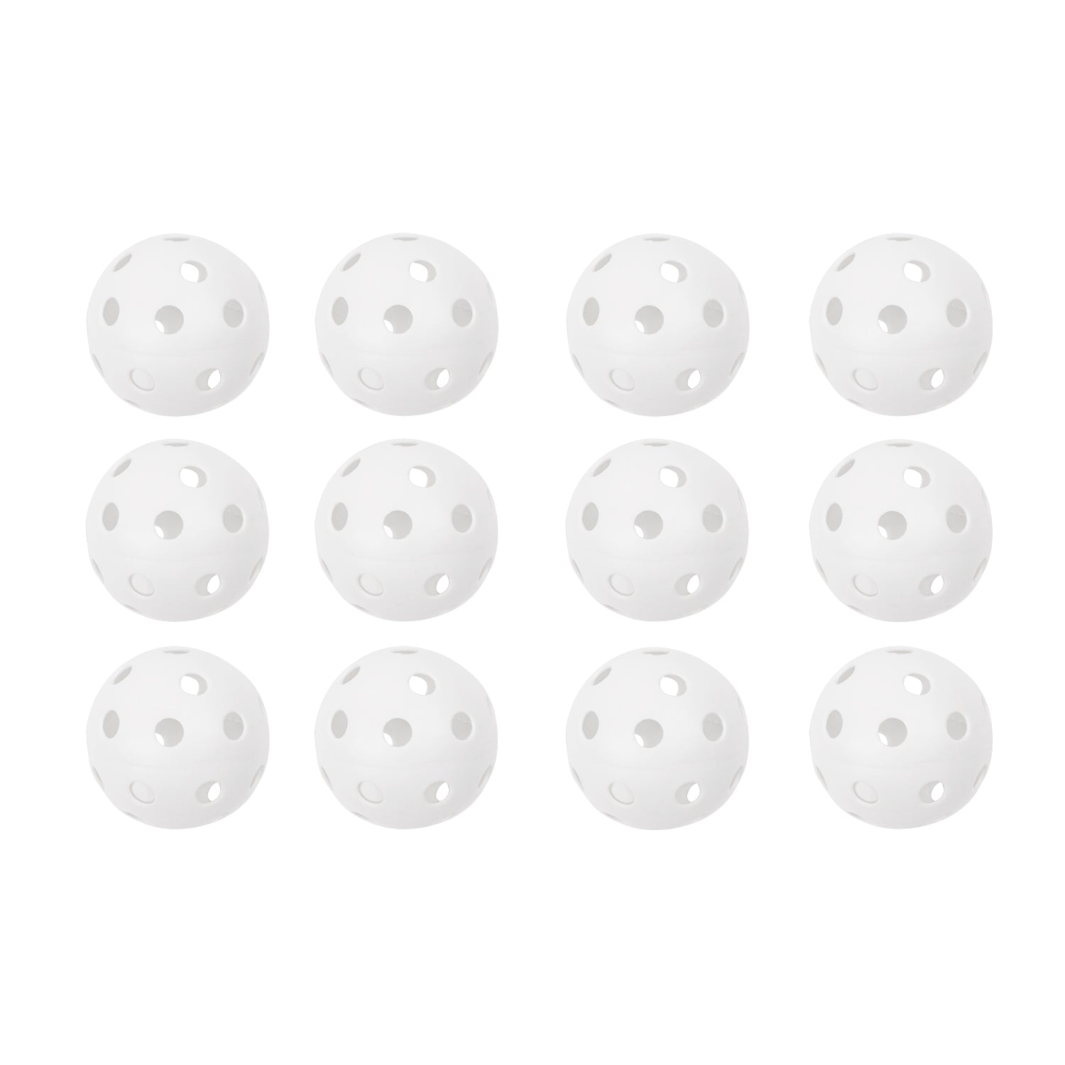 Champion Sports Plastic White Softballs - Dozen