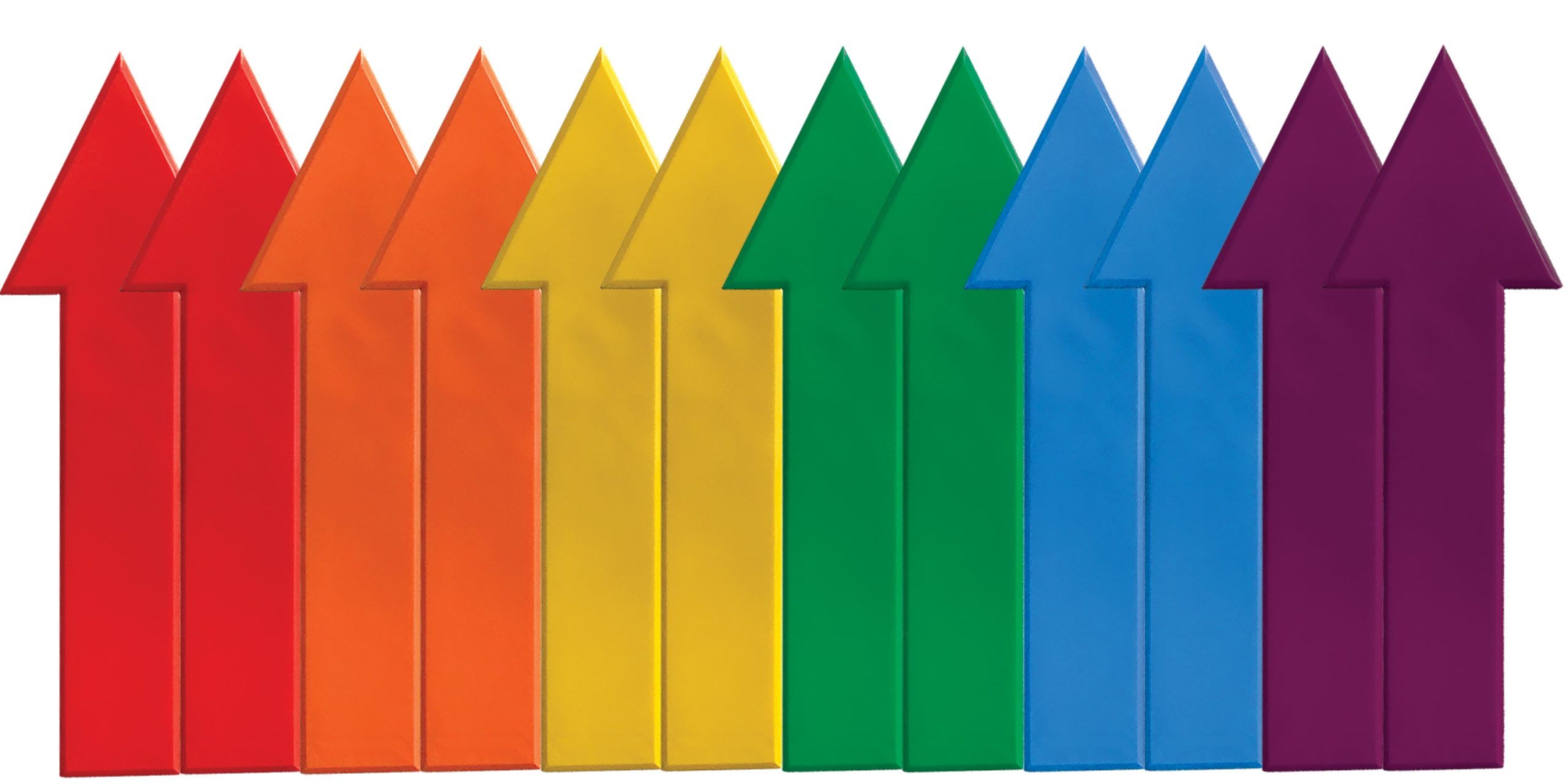 Champion Sports Poly Arrow Marker Set