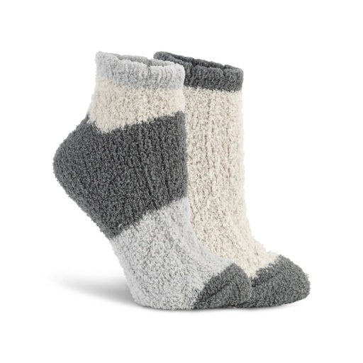 Lemon Women's 2 Pack S Foam Color Block Low Cut Sock