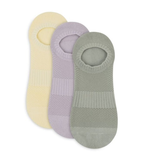 Lemon Women's 3 Pack Air Brush Liner Sock