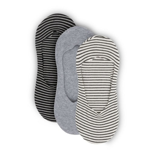 Lemon Women's 3 Pack Laser Cut Cotton No Show Sock