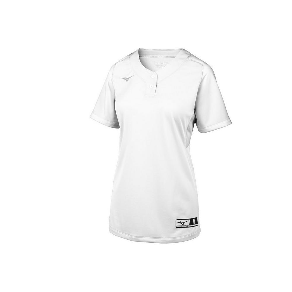 Mizuno Aerolite 2-Button Softball Jersey