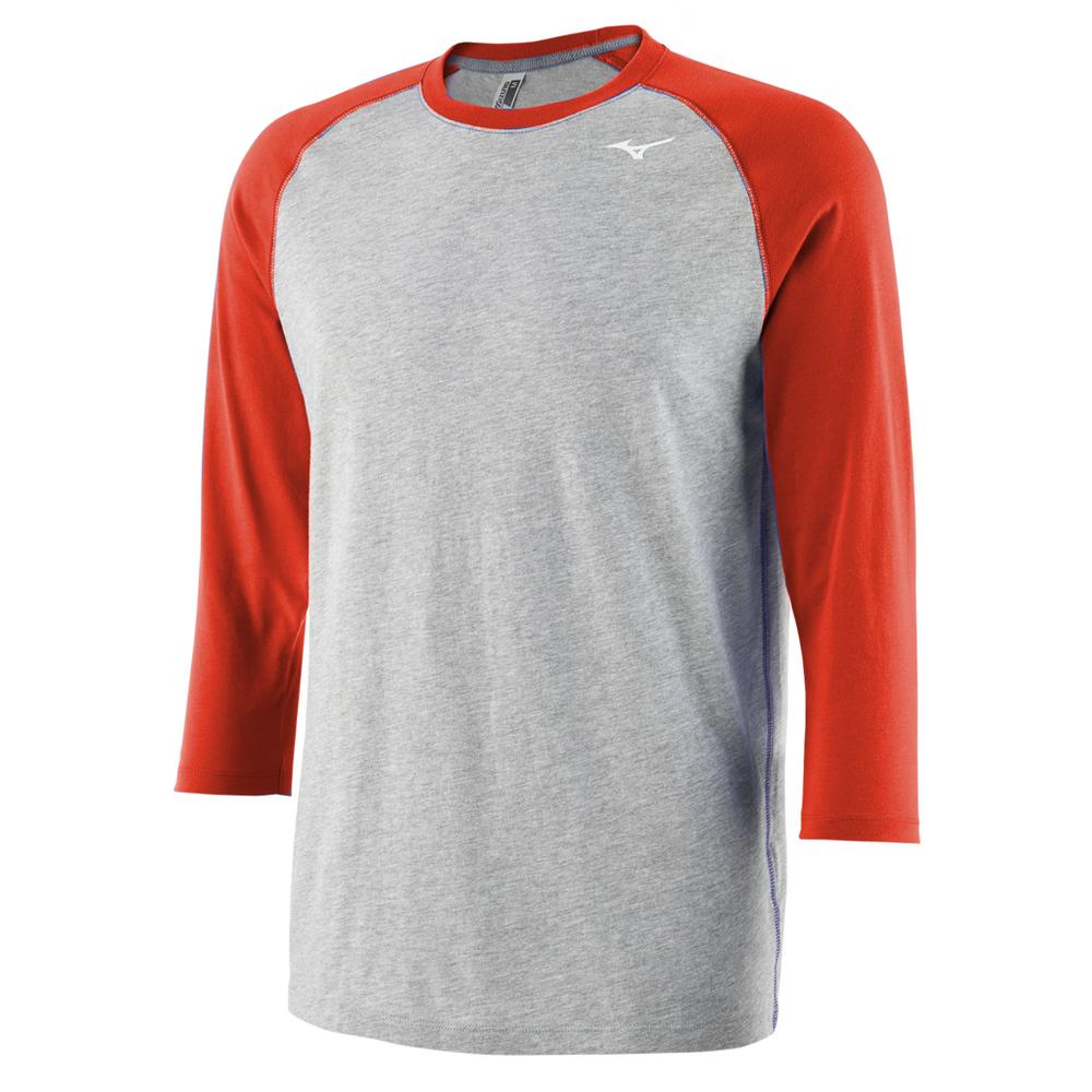 Men's Mizuno 3/4 Baseball Practice Tee