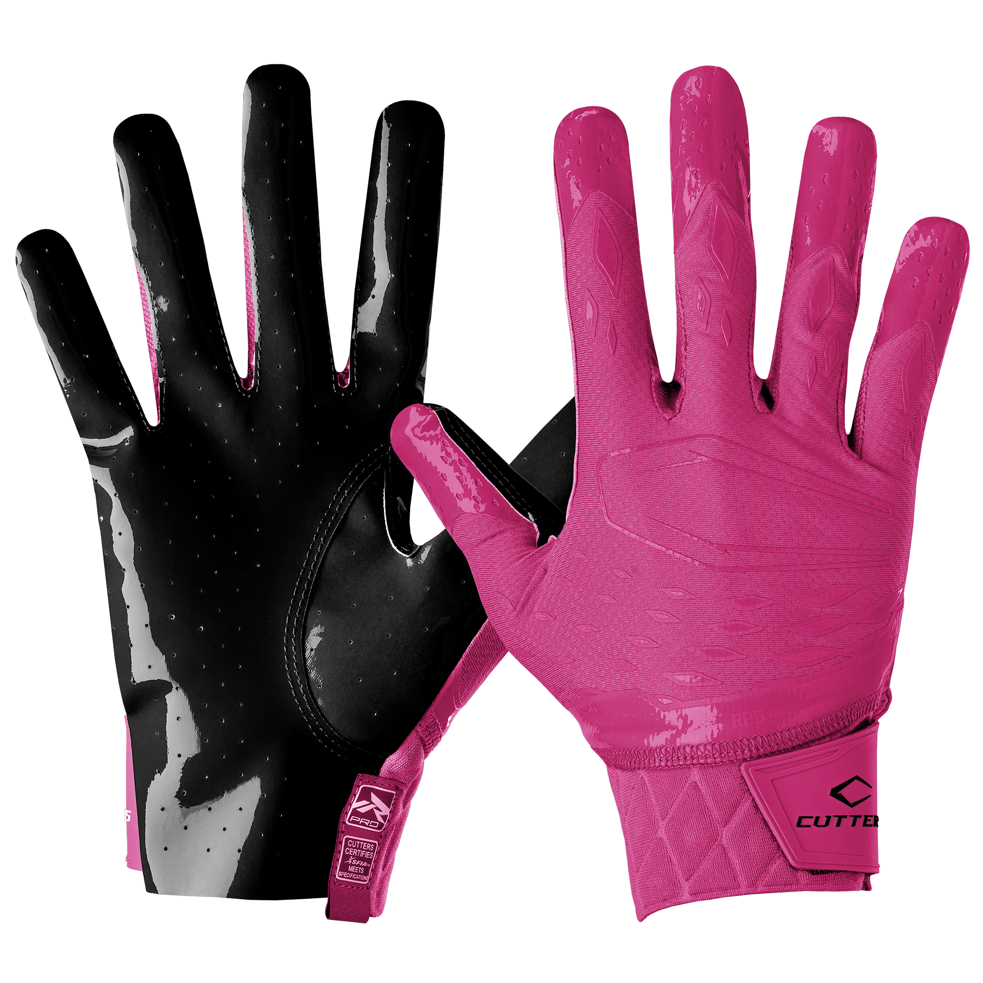 Cutters Rev Pro 5.0 Adult Football Receiver Gloves