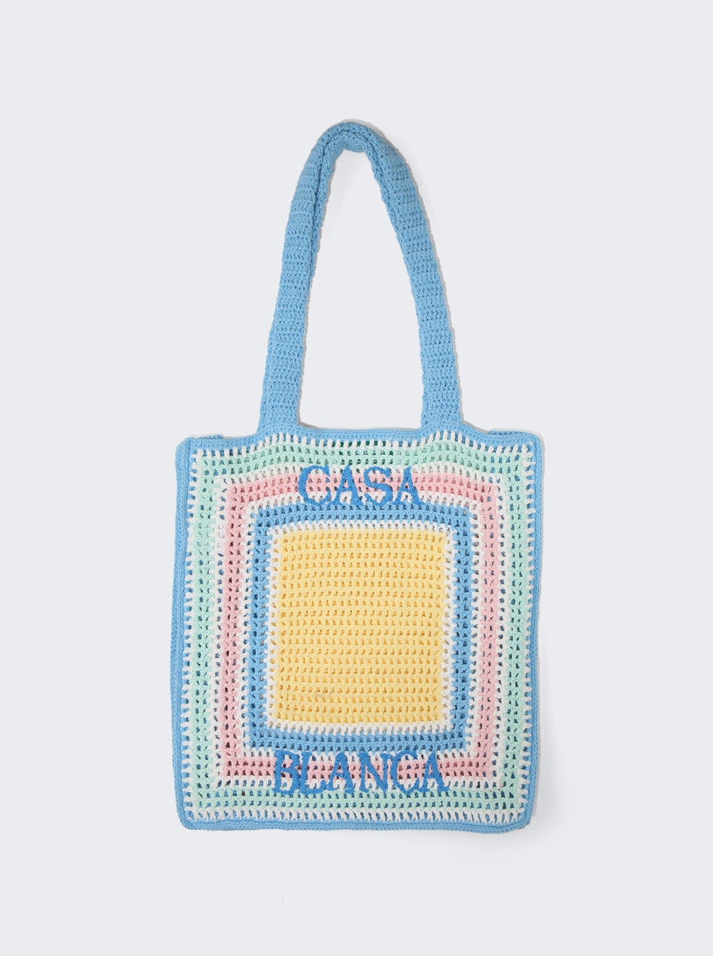 Crochet Logo Tote Bag
