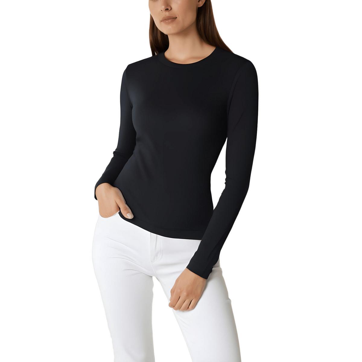 Cotton Long Sleeve Pullover Top