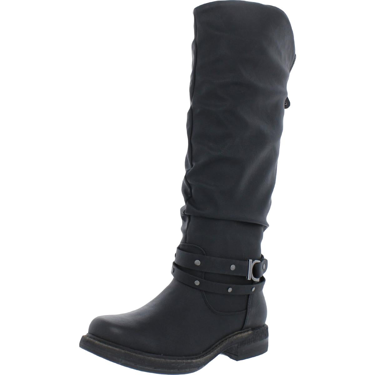 Logger Victoria Faux Leather Riding Knee-High Boots