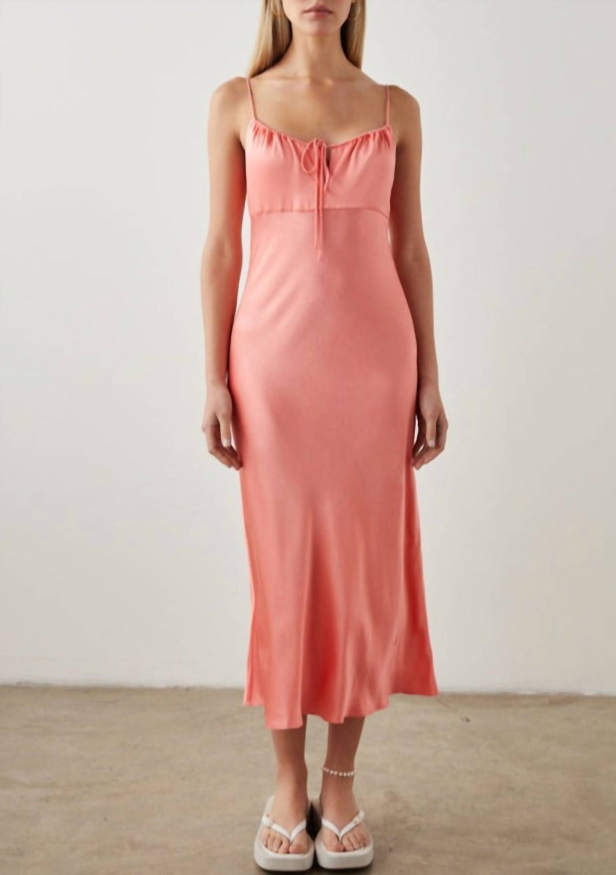Laramie Dress In Coral