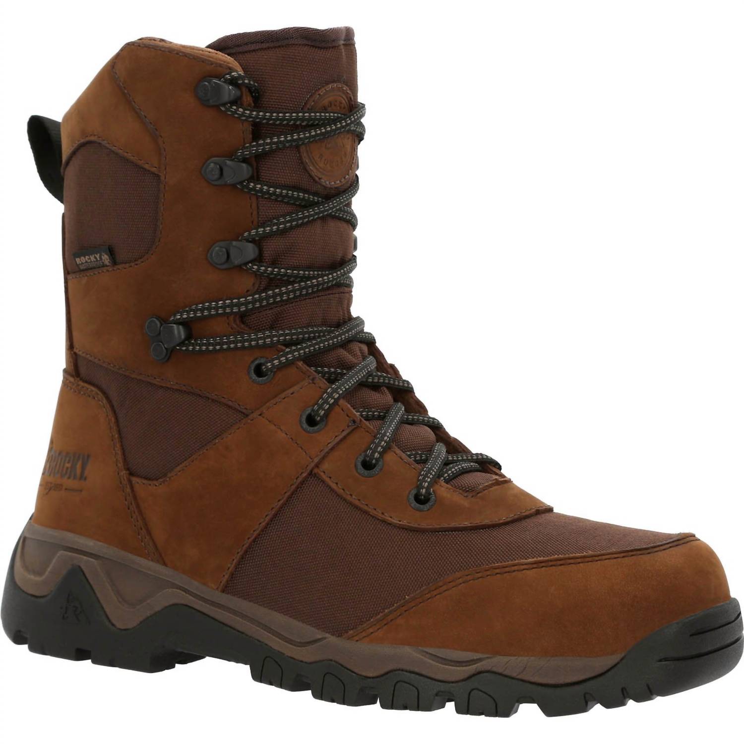 Men's Red Mountain Waterproof 400G Insulated Outdoor Boot - Medium Width In Brown 7764917813308