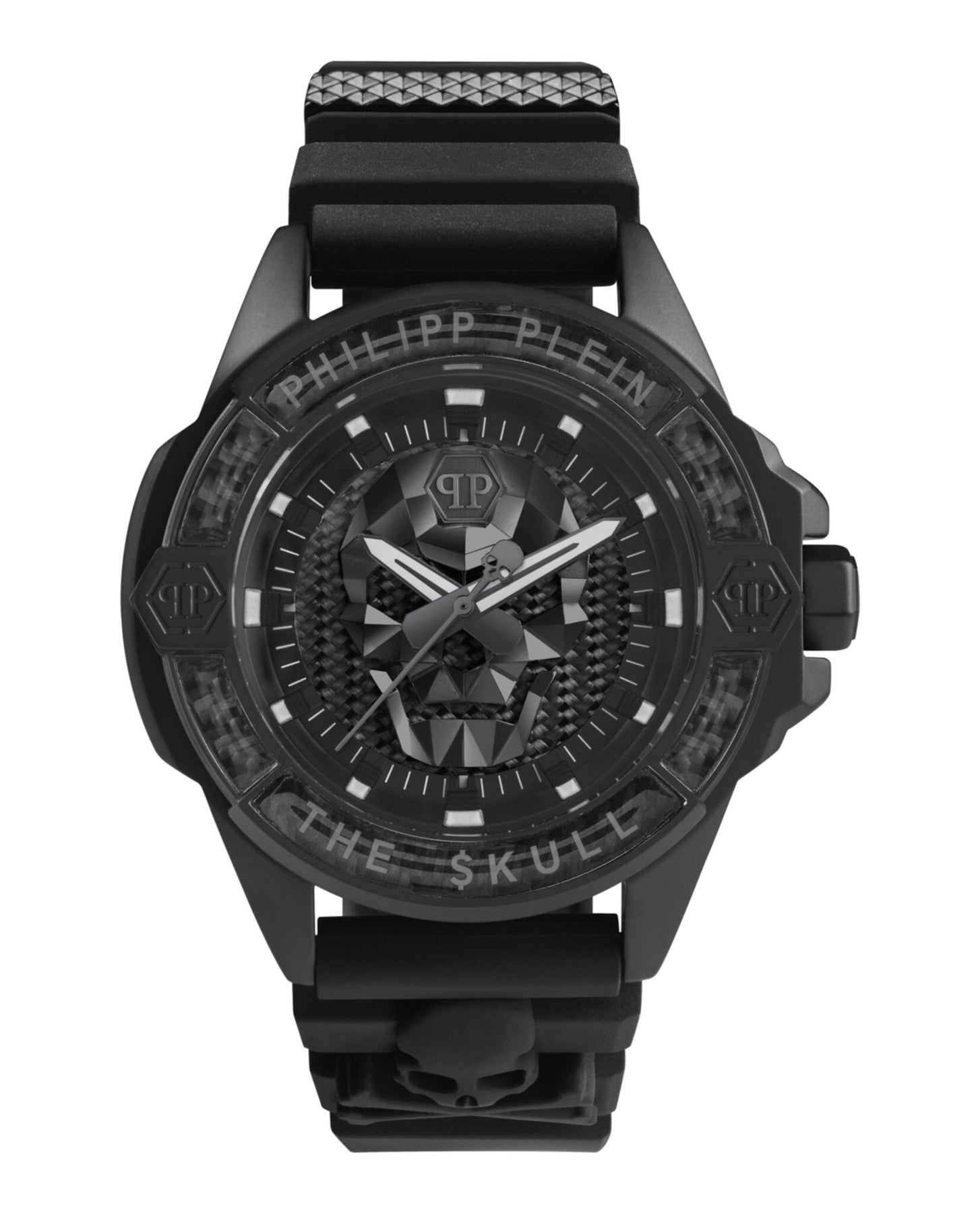 The $kull Carbon Fiber Silicone Watch 7785075245116