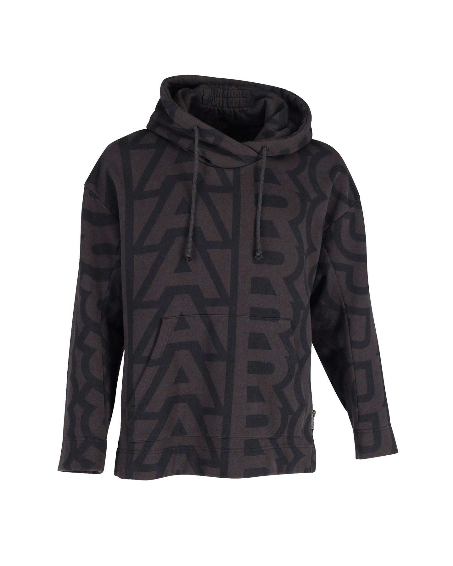 Marc Jacobs Monogram Drawstring Hoodie in Brown Cotton 7748905762876