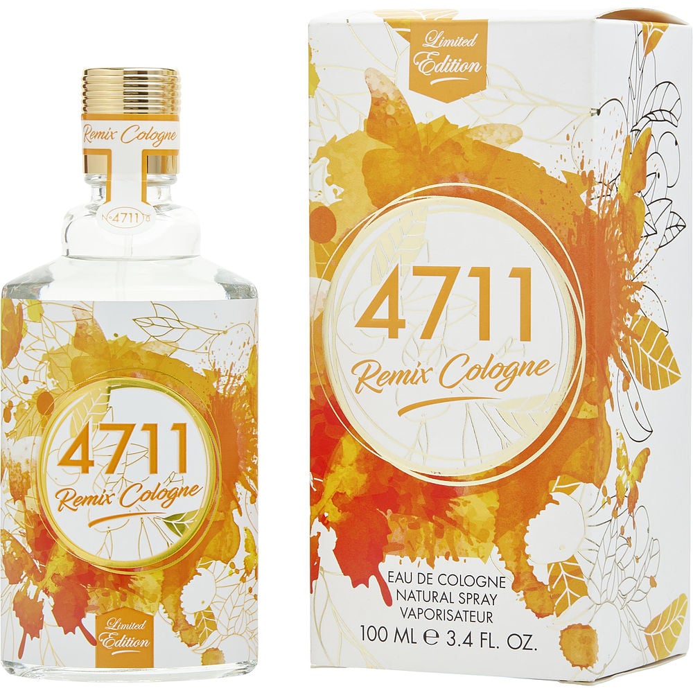 4711 Remix Cologne By 4711 Eau De Cologne Spray 3.4 Oz (2020 Naranja Limited Edition) Women 7827717554236