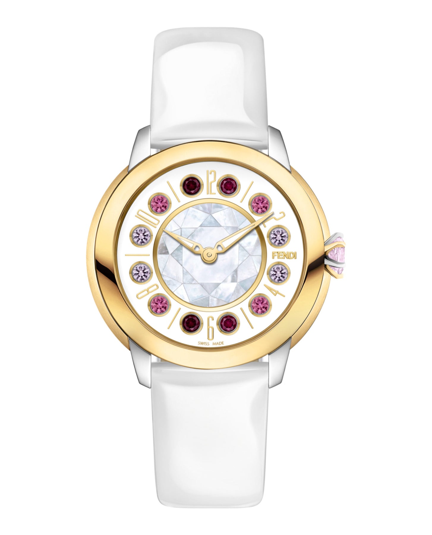 Fendi IShine Mother of Pearl Watch 7678392959036