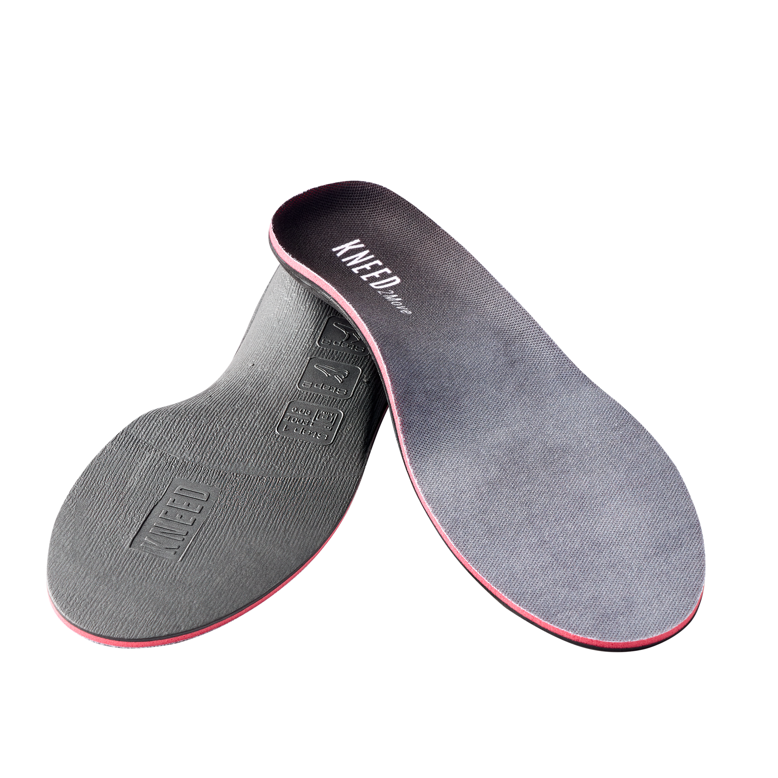 Kneed2Move Insoles – High Arch Support, Heel Pain Relief & Extra Cushioning for Work, Hiking, and Running Shoes