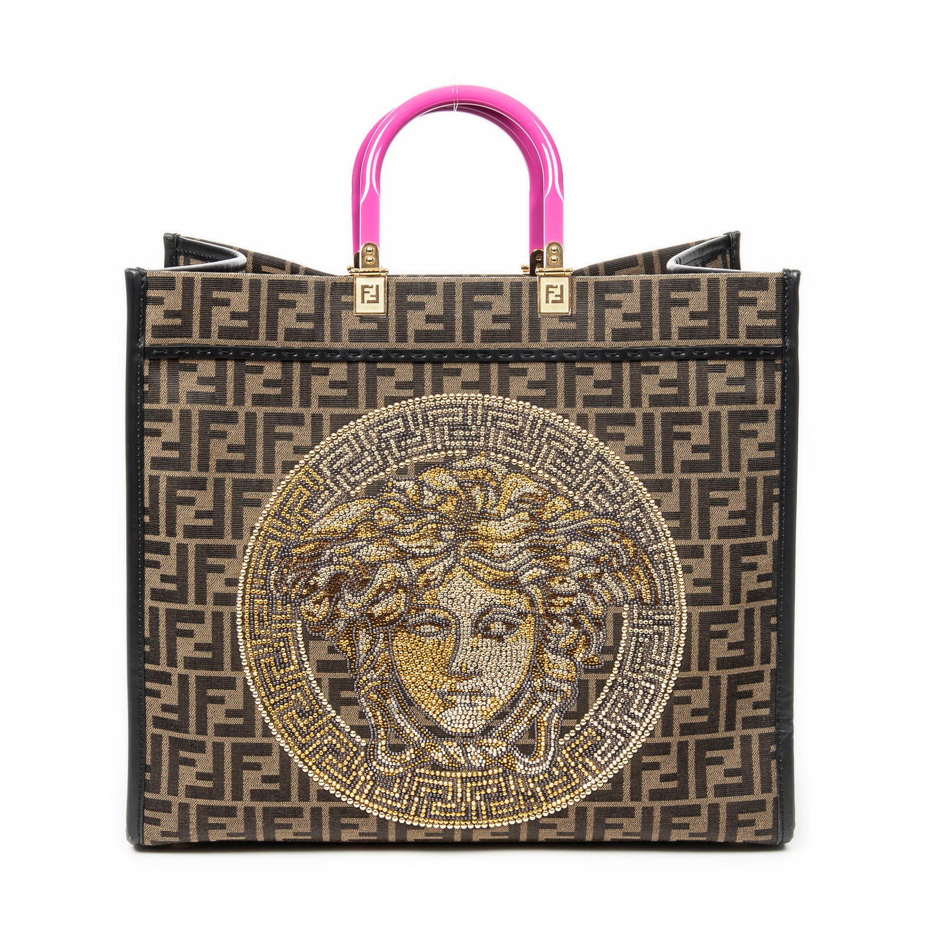 Versace x Fendi Fendace Large Sunshine Shopper