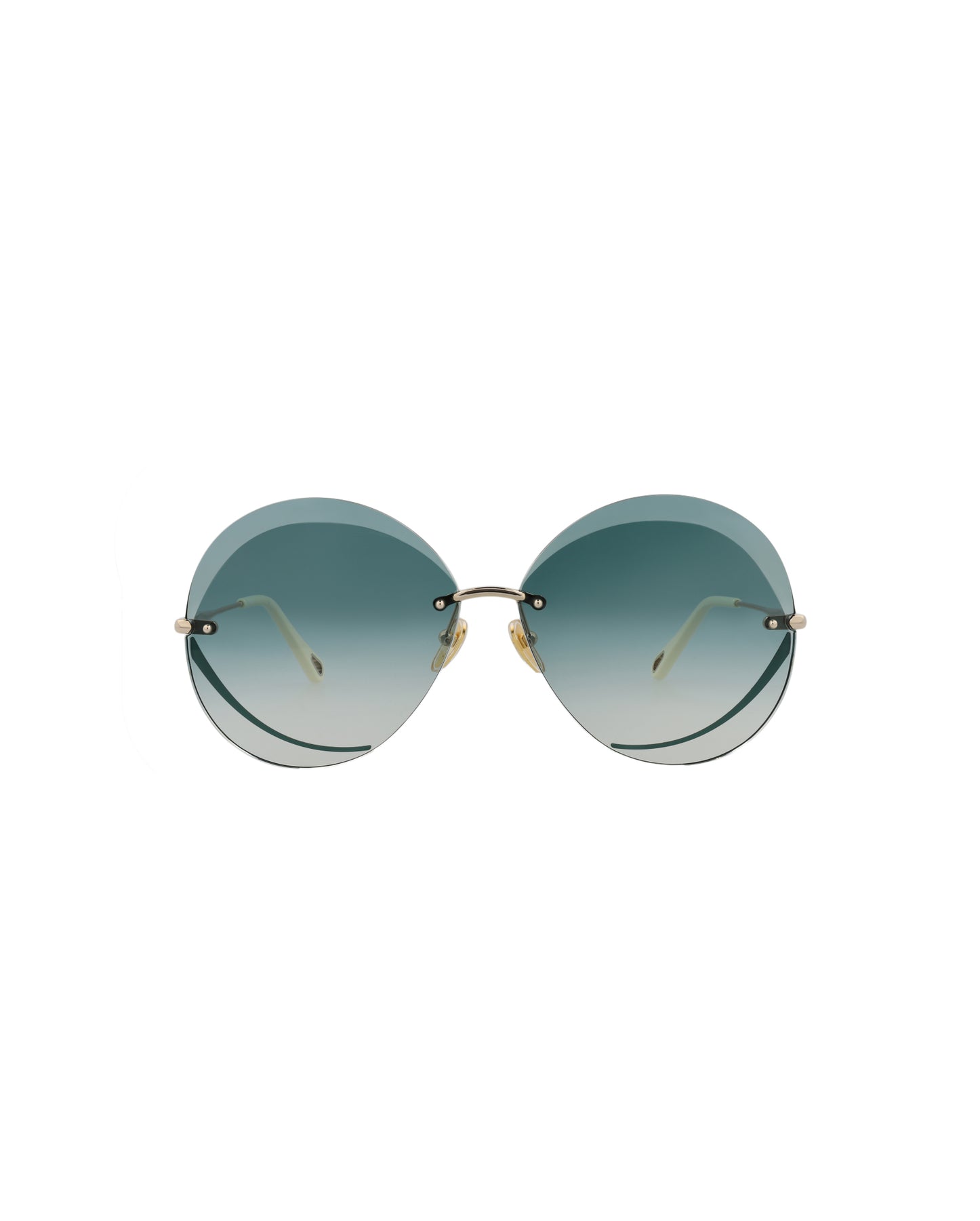 Round-Frame Metal Sunglasses 7705715605564
