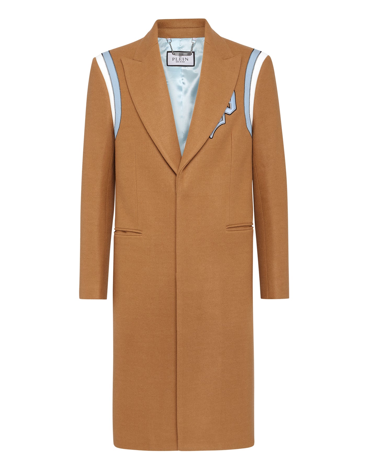 Wool Long Coat Gothic Plein