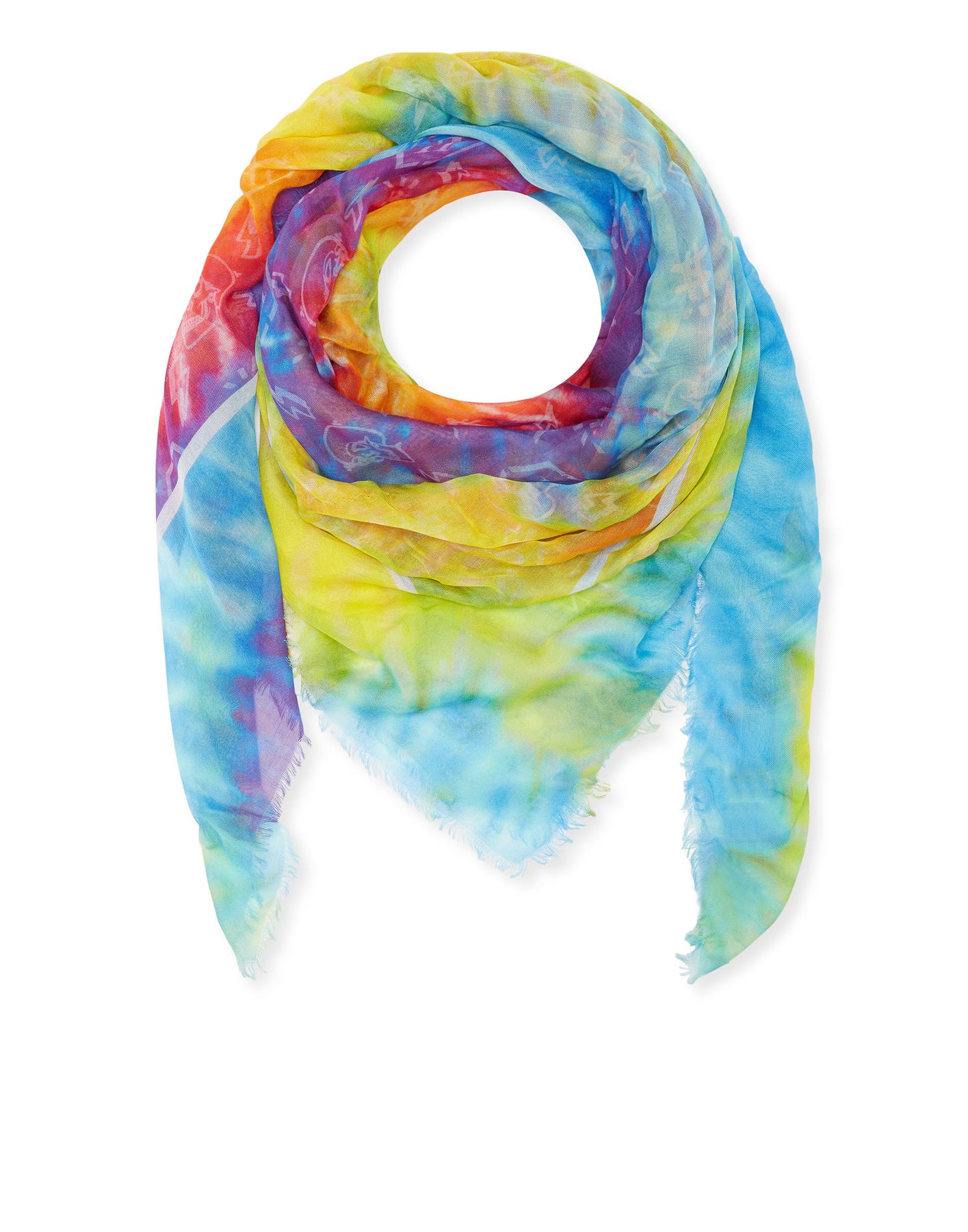 Shawl 140x140 Tie dye 7676717858876
