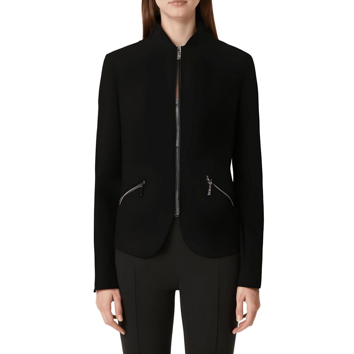 Panel Collarless Blazer