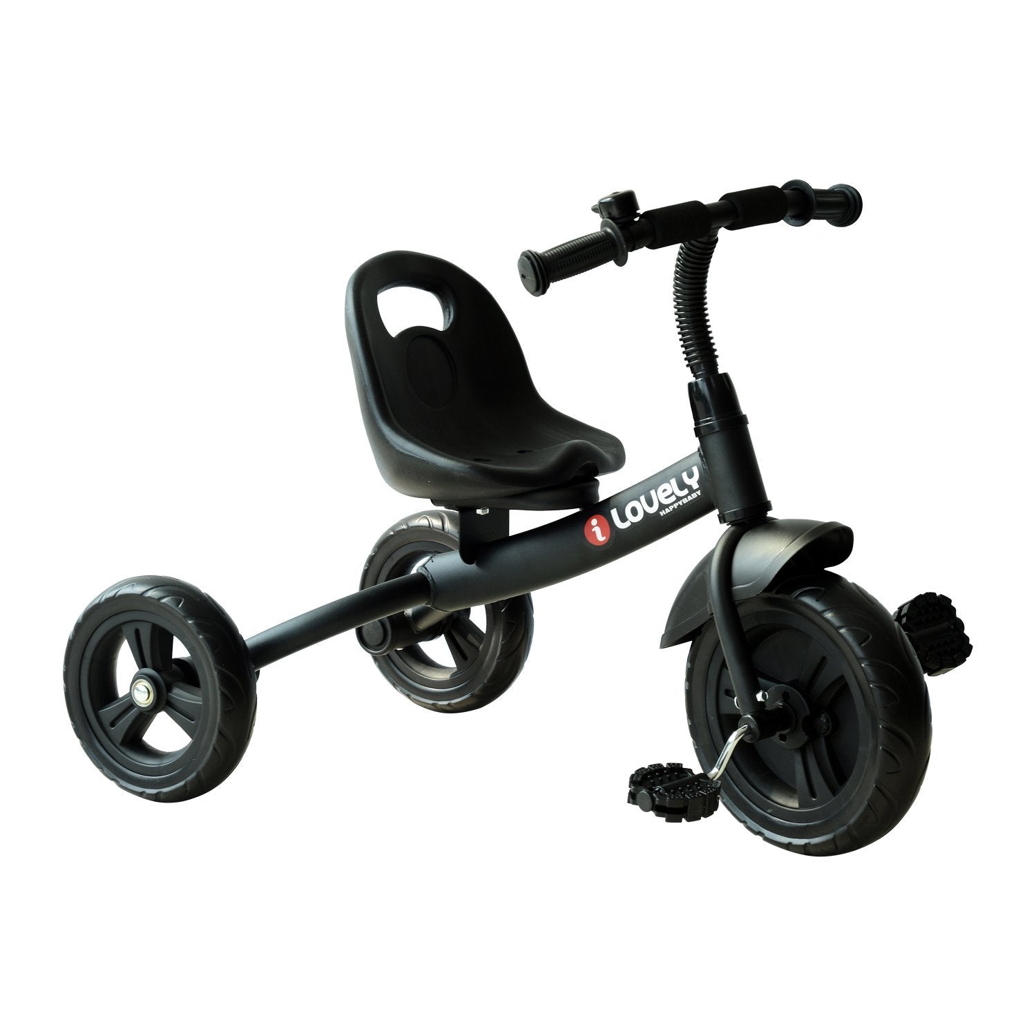 Streamdale 3-Wheel Recreation Ride-On Toddler Tricycle With Bell Indoor / Outdoor - Black 7833100222524