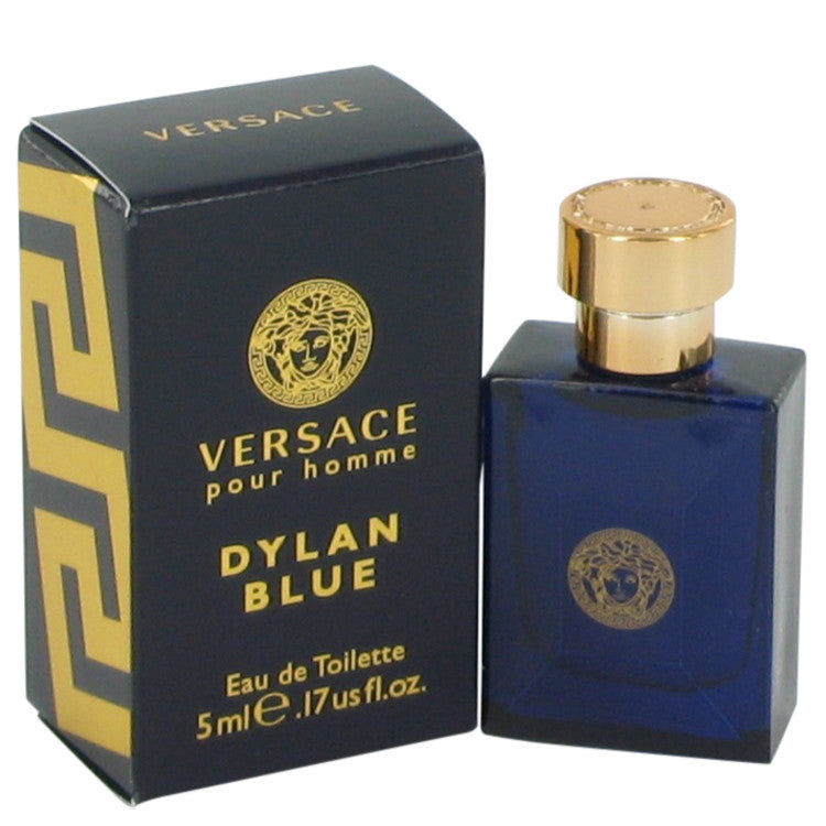 Versace Pour Homme Dylan Blue by Versace Mini EDT .17 oz for Men 7827773194300