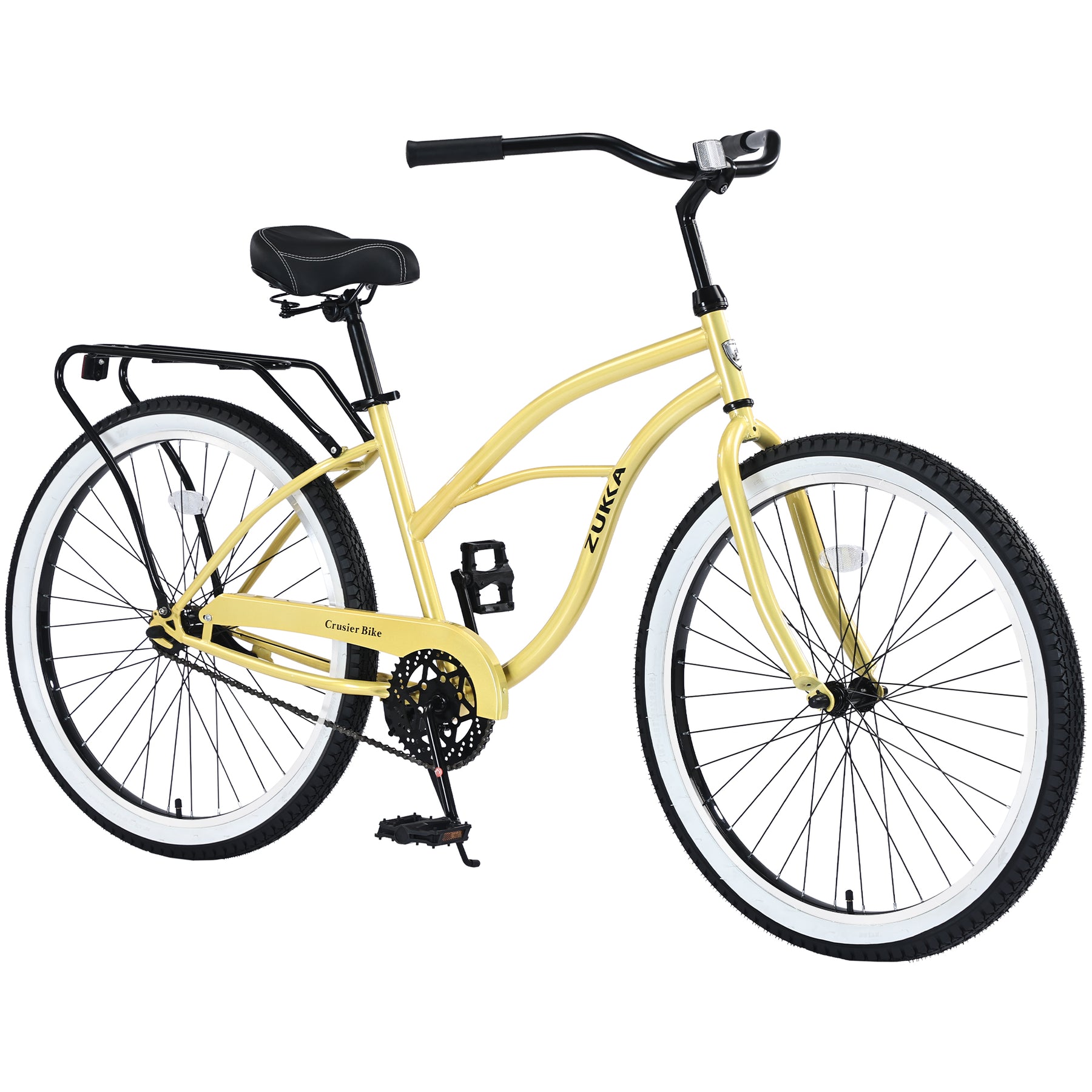 Streamdale 17-inch Single-Speed Cruiser Bike with Classic Comfort Features 7832651104316