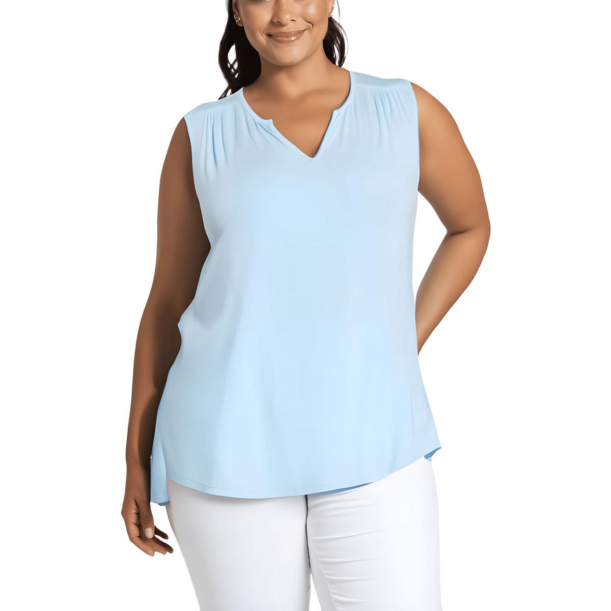 Plus Ruched Modal Pullover Top