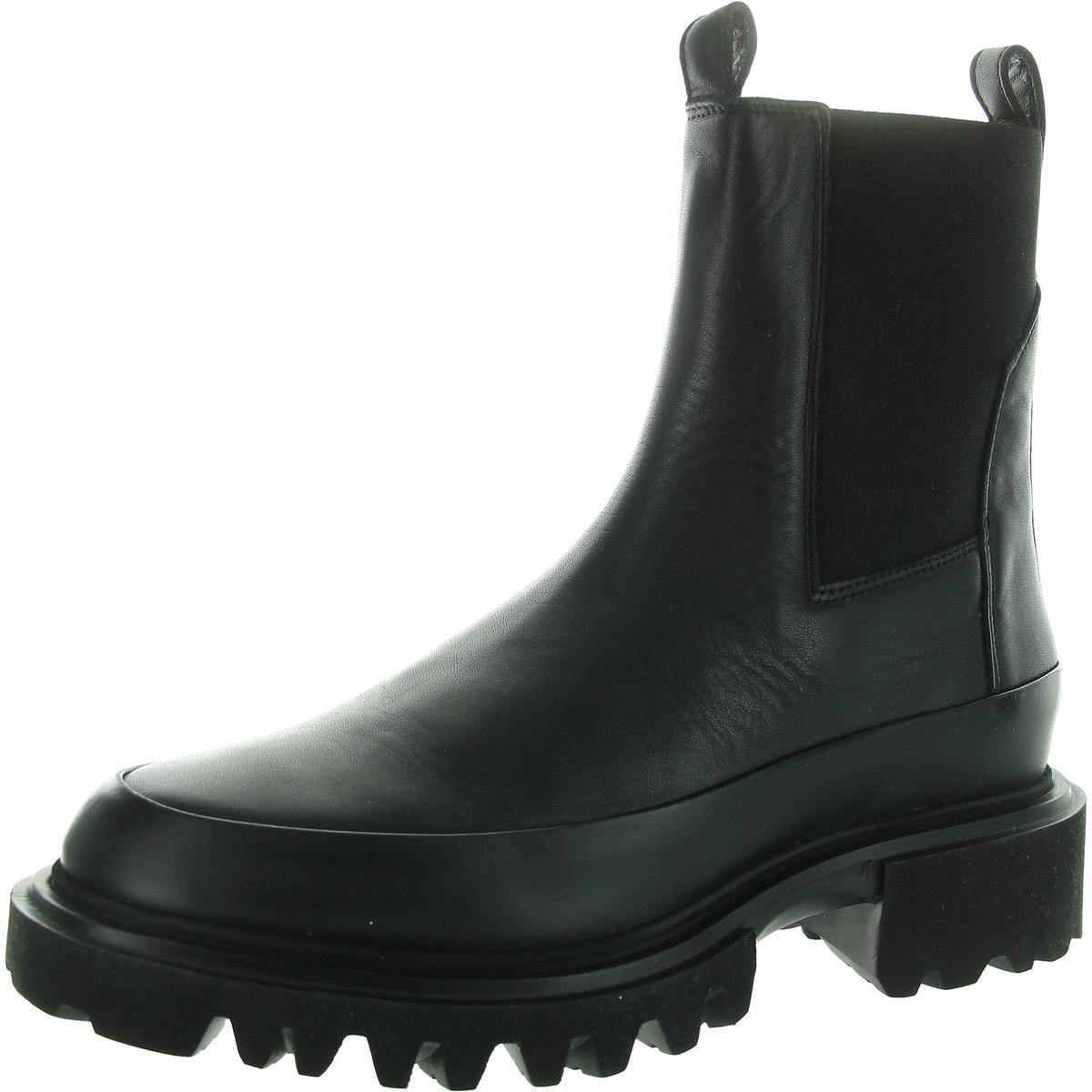 Harlee Mixed Media Leather Chelsea Boots