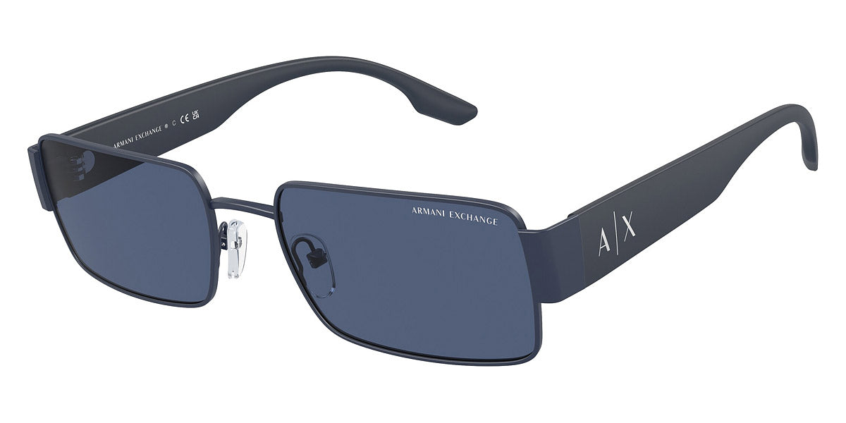 Armani Exchange Men's 57mm Matte Blue Sunglasses 7805811294268