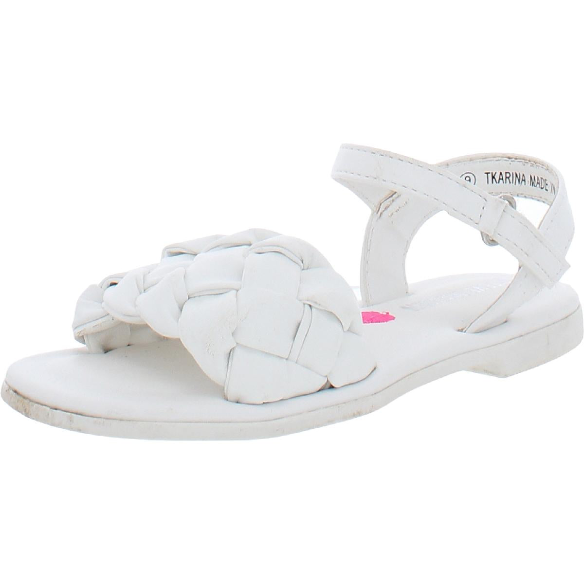 Karina Open Toe Flat Ankle Strap