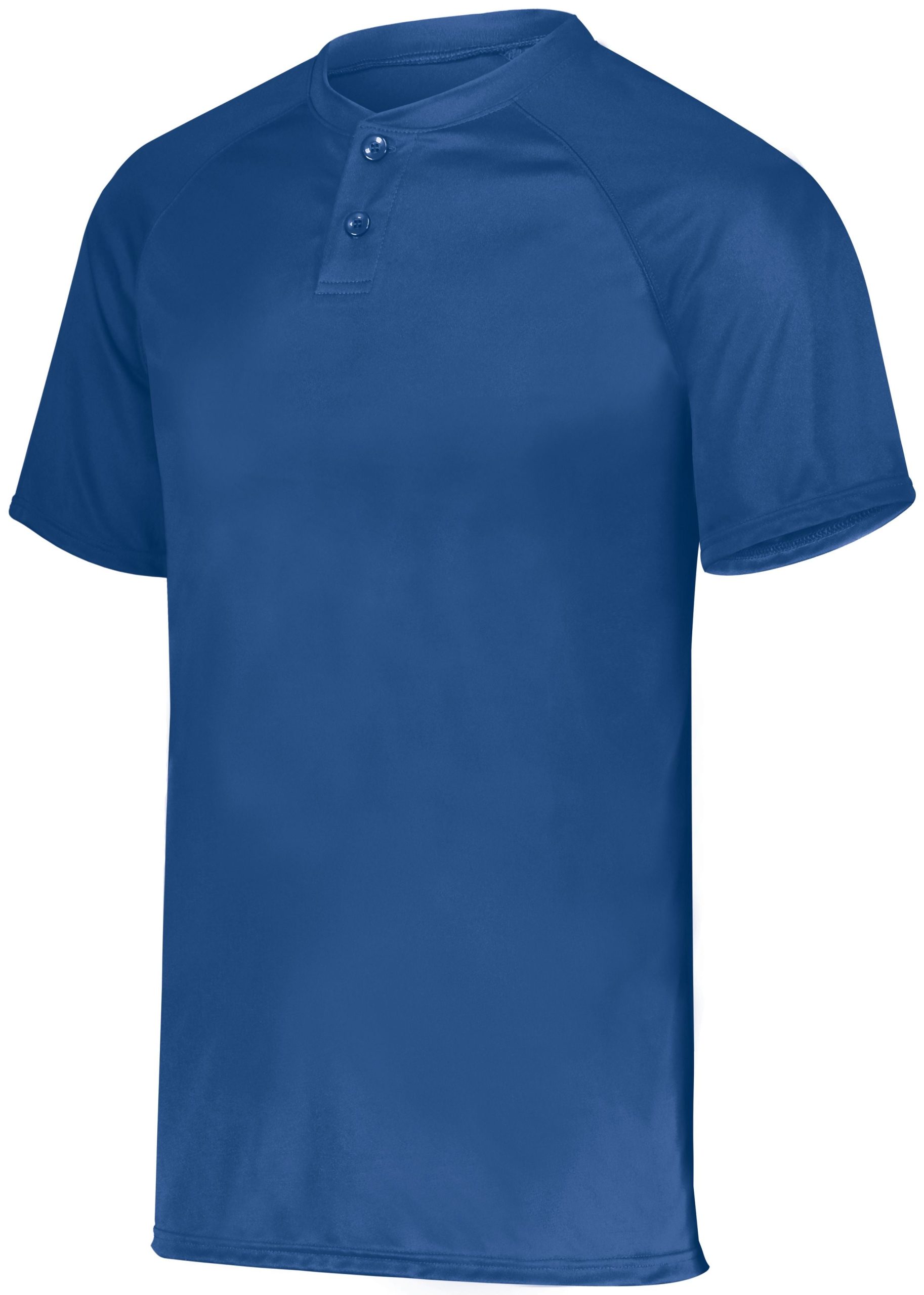 Augusta Attain Wicking Two-Button Baseball Jersey 1 of 2