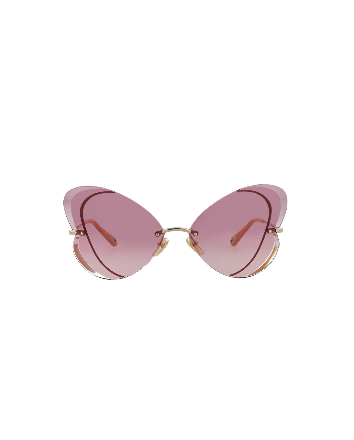 Cat Eye-Frame Metal Sunglasses 7705704103996