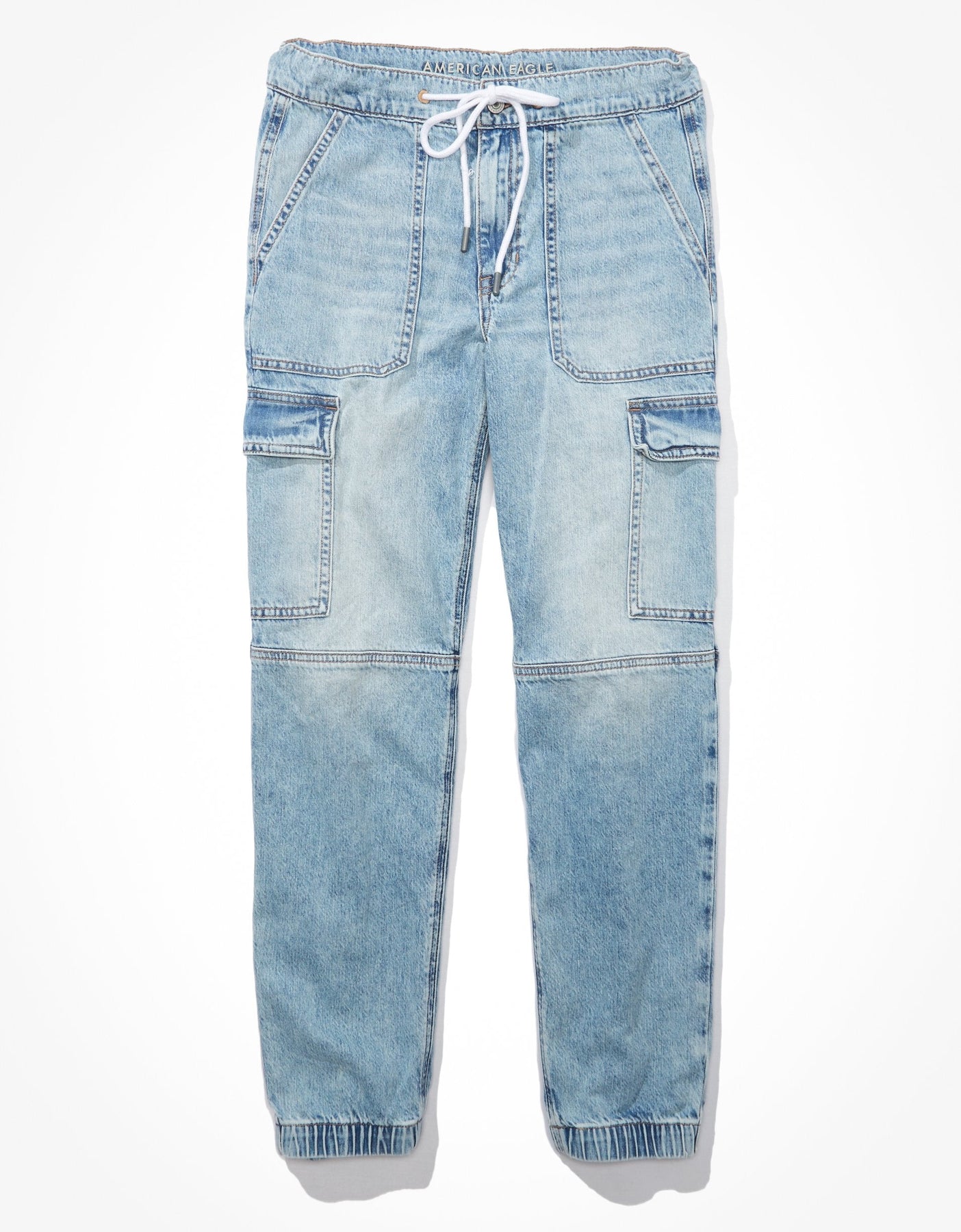 AE Super High-Waisted Cargo Denim Jogger