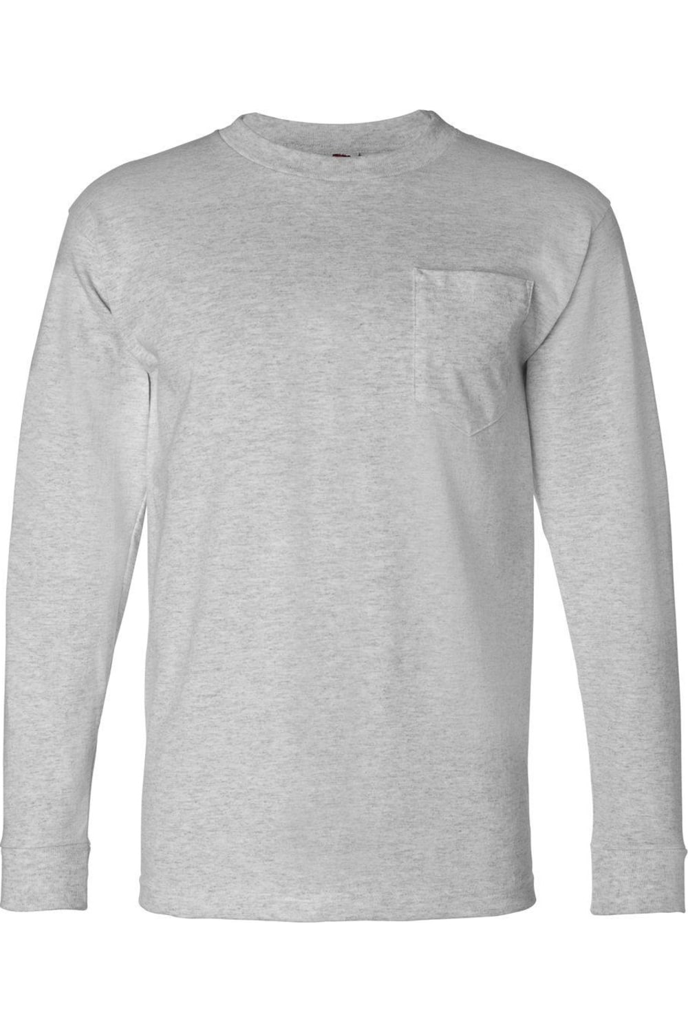 Bayside USA-Made Long Sleeve T-Shirt with a Pocket 7824353656892