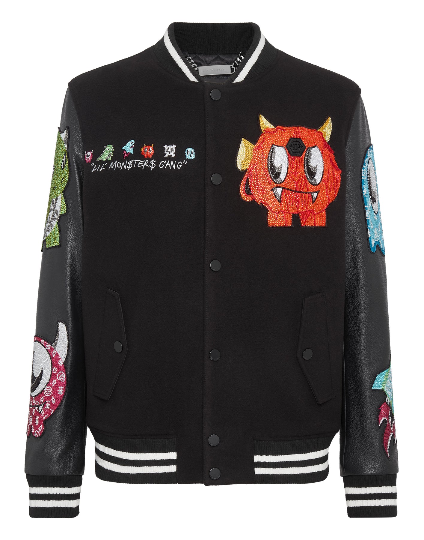 Varsity Bomber Monsters with Crystals 7676512862268