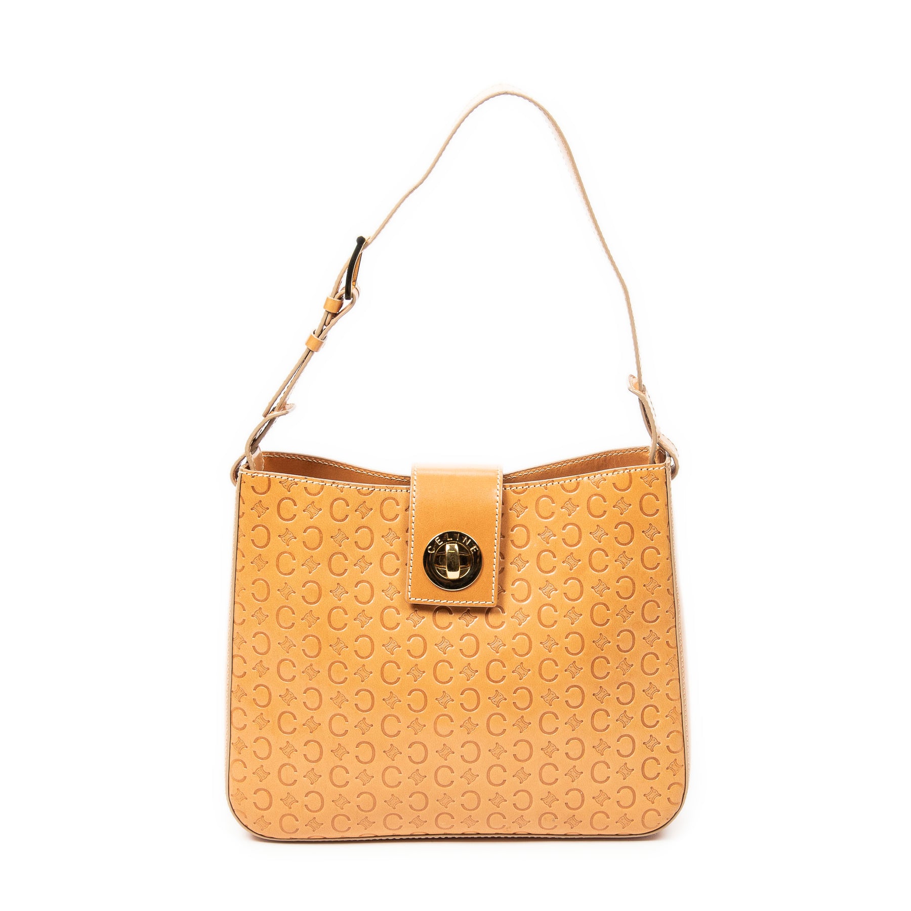 Vintage Turn Lock Hobo